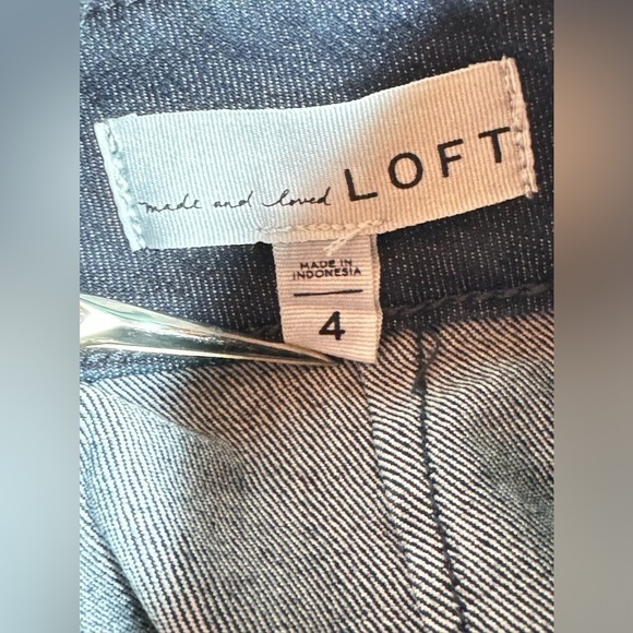 Made and Loved Loft Denim Mini Skirt 4 - Picture 3 of 4